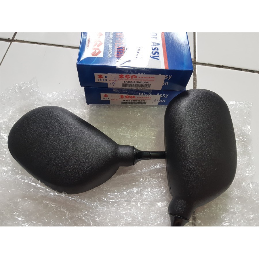 Spion Satria 2 Tak Hiu Lumba 1 Set Black Original Suzuki