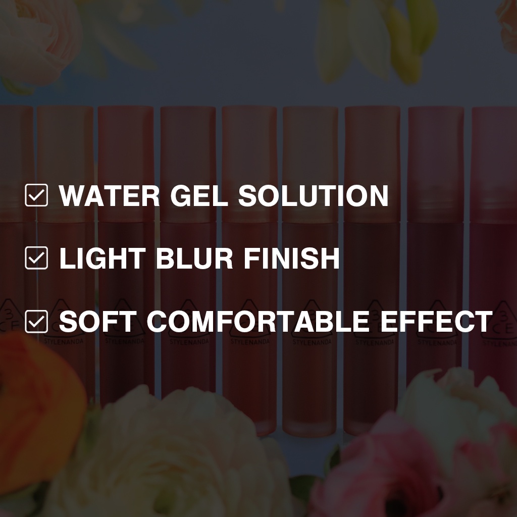 3CE Blur Water Tint #Bake Beige 4.6g | Water Gel / Soft Matte / Light Blur Effect / Long-Lasting