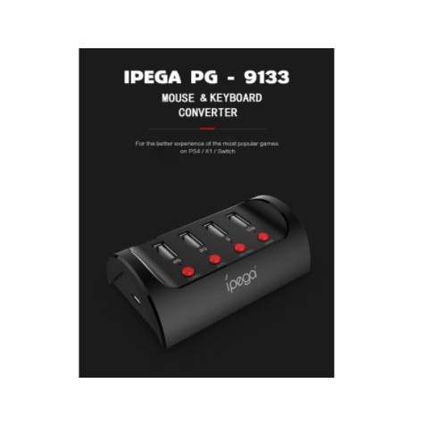 Keyboard mouse gamepad converter ipega 4 port usb 2.0 turbo auto for Nitendo switch ps4 xbox pg-9133