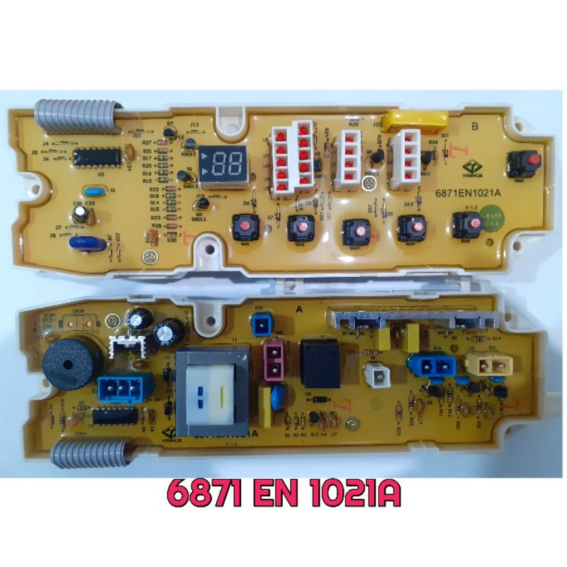 Modul mesin cuci LG fuzy logic WFL711TC part ebr 6871 EN1021A original program