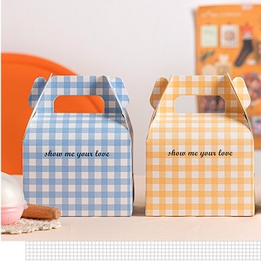 

YY Kantong Kertas Kue Souvenir Minimalis Girl Boy Tenteng Kotak Japan Korea Style Simple