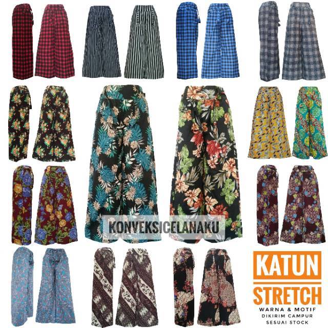 Konveksi Celana Kulot MOTIF cotton stretch katun strech Konveksi Celana Kulot MOTIF cotton stretch katun strech