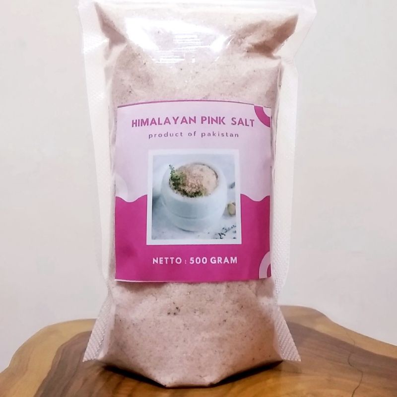 

Garam Himalaya 500gr Himalayan Light Pink Salt Halus 500 gram