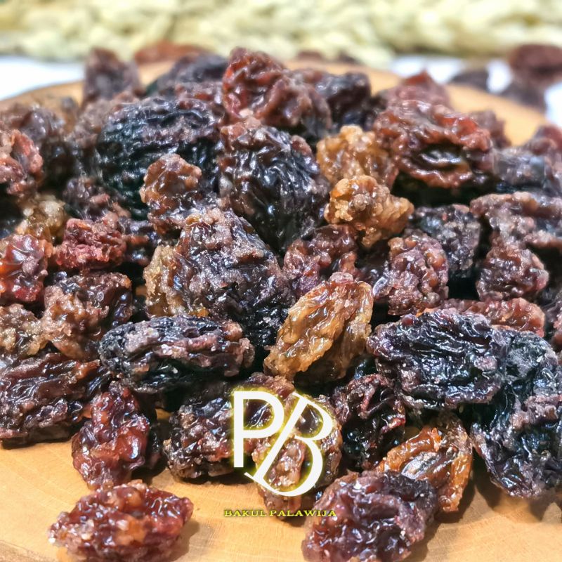 KISMIS MANIS HITAM &amp; KUNING PREMIUM ORGANIK KISMIS ANGGUR KRISTAL BLACK &amp;  GOLDEN RAISINS ORGANIC