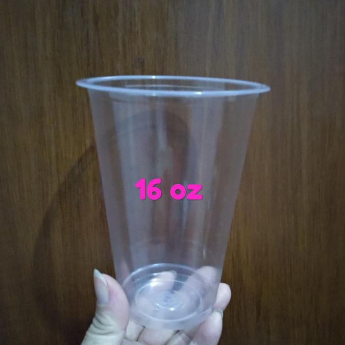 Cantik Gelas Plastik Pp Cup 16 Oz 7 Gr Bergaransi
