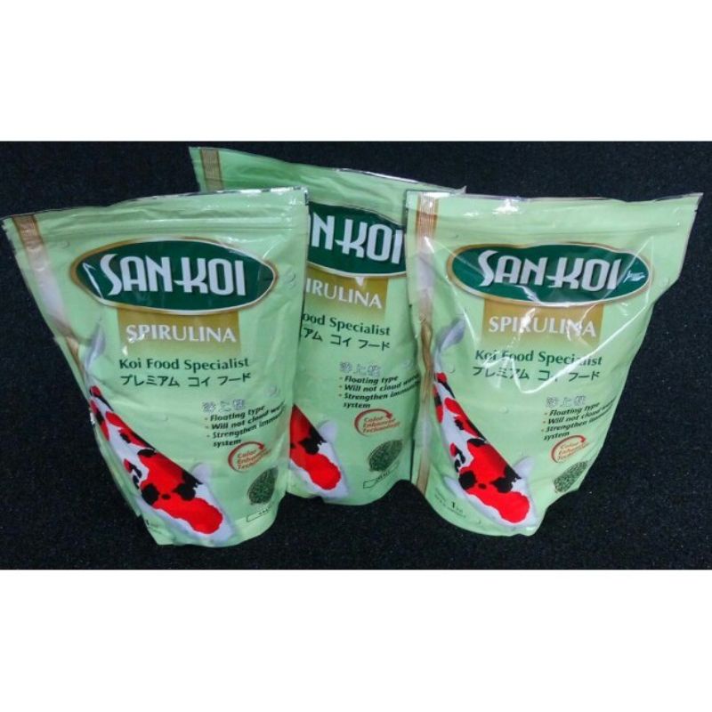 SanKoi Spirulina Koi Food Specialist/pakan ikan Koi