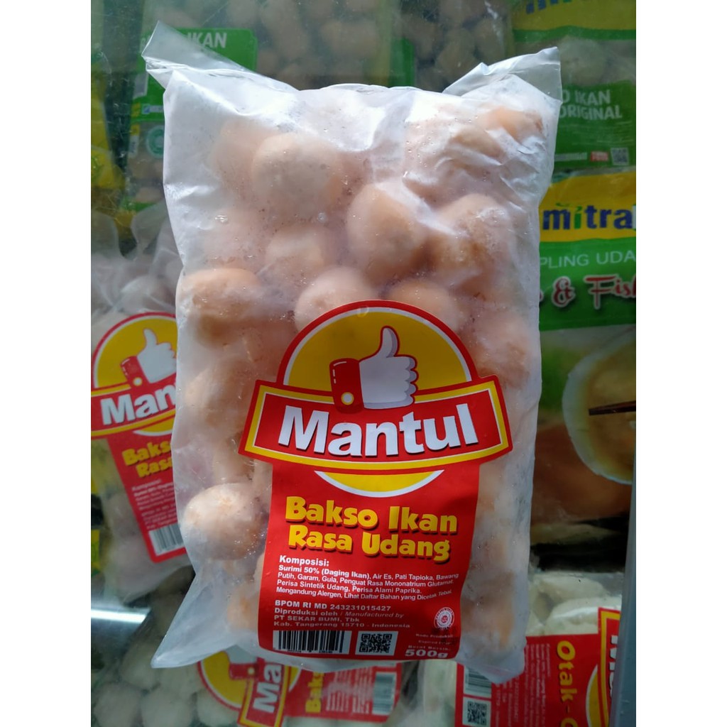 

MANTUL BAKSO RASA UDANG 500 G