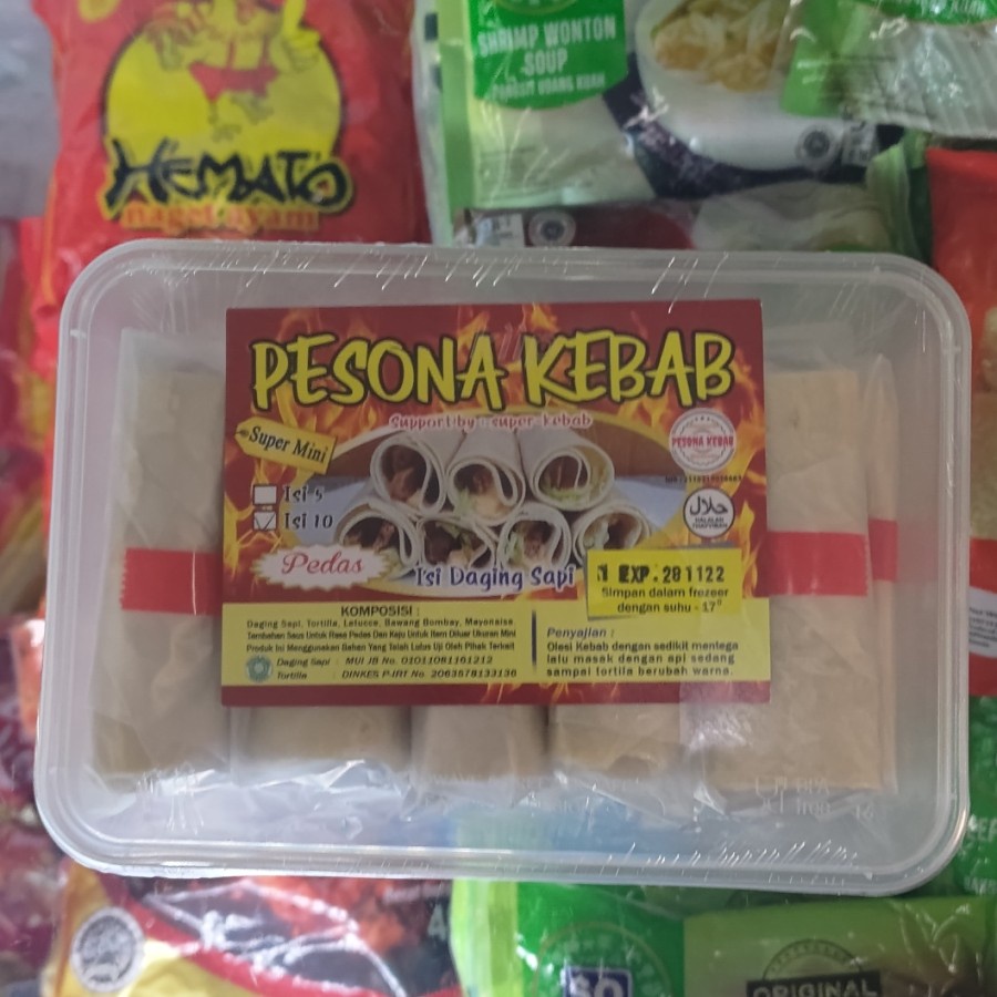 

Pesona Kebab pedas isi 10