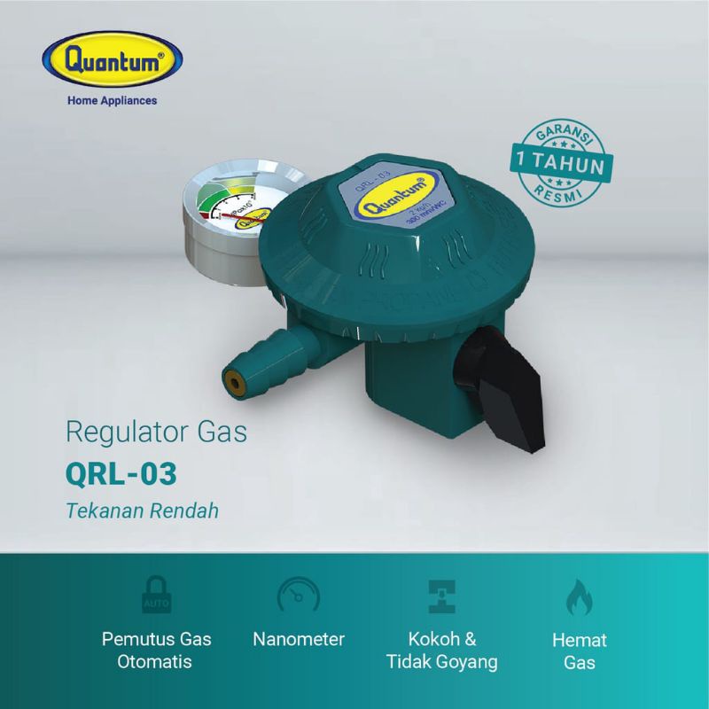 Regulator meter kompor gas Quantum QRL 03