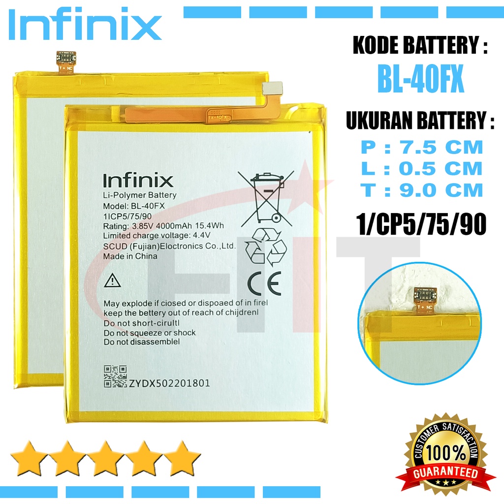 Baterai Battery INFINIX BL-40FX Zero 4+ 4 Plus X602 X603 X574