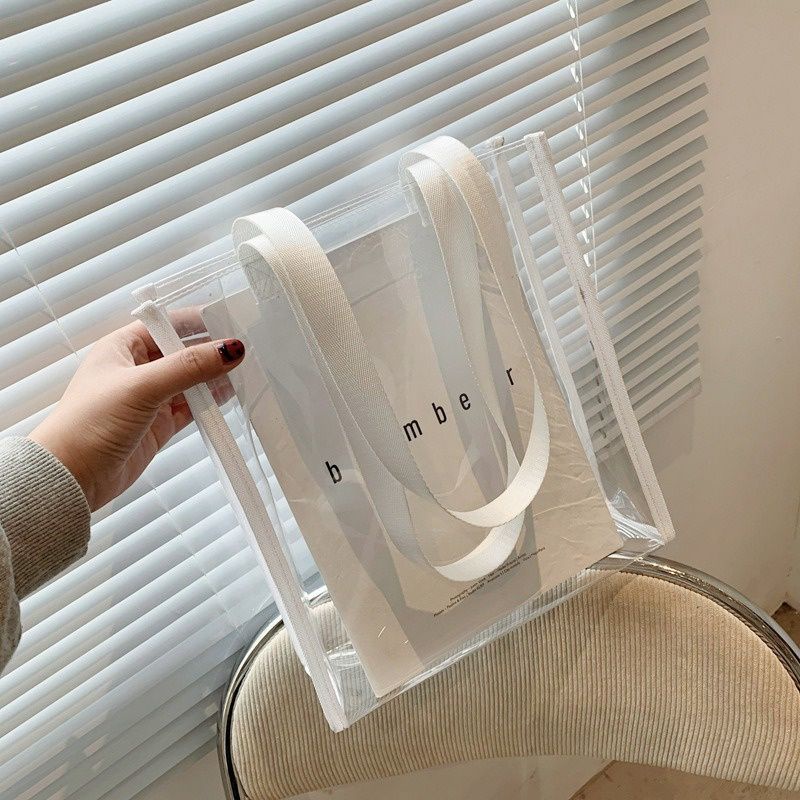 totebg mika tranfaran tas mik gooding bg 25x30x10