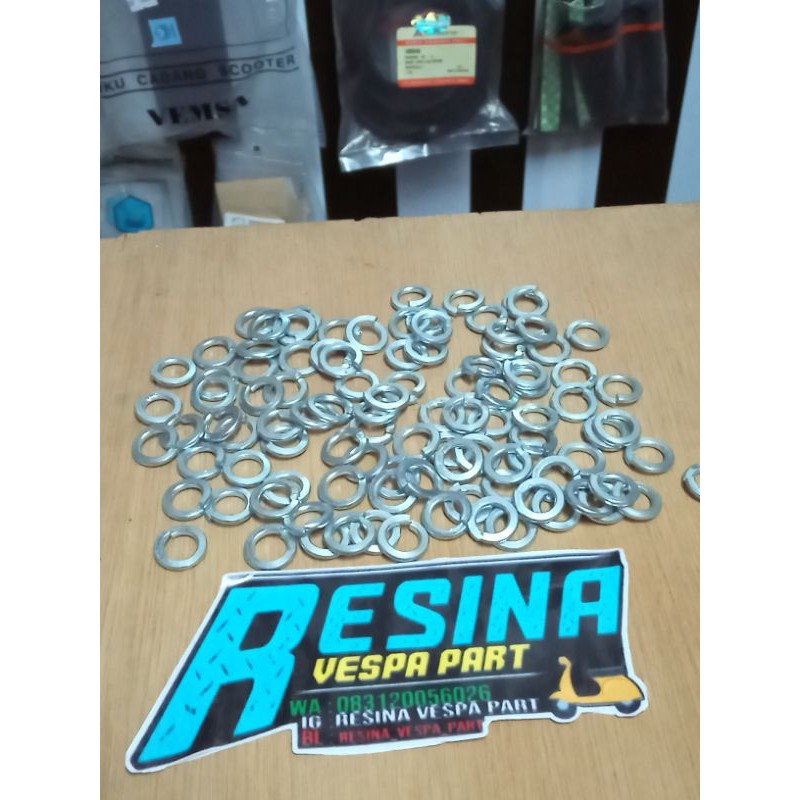 ring per 7mm untuk baud kunci 11 cocok buat crank case mesin vespa vbb super sprint bajaj pts