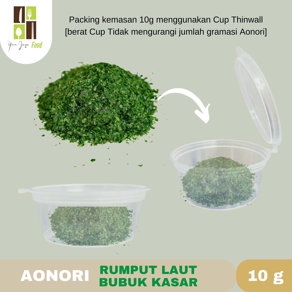 Aonori Dried Seaweed Rumput Laut Kasar Jepang