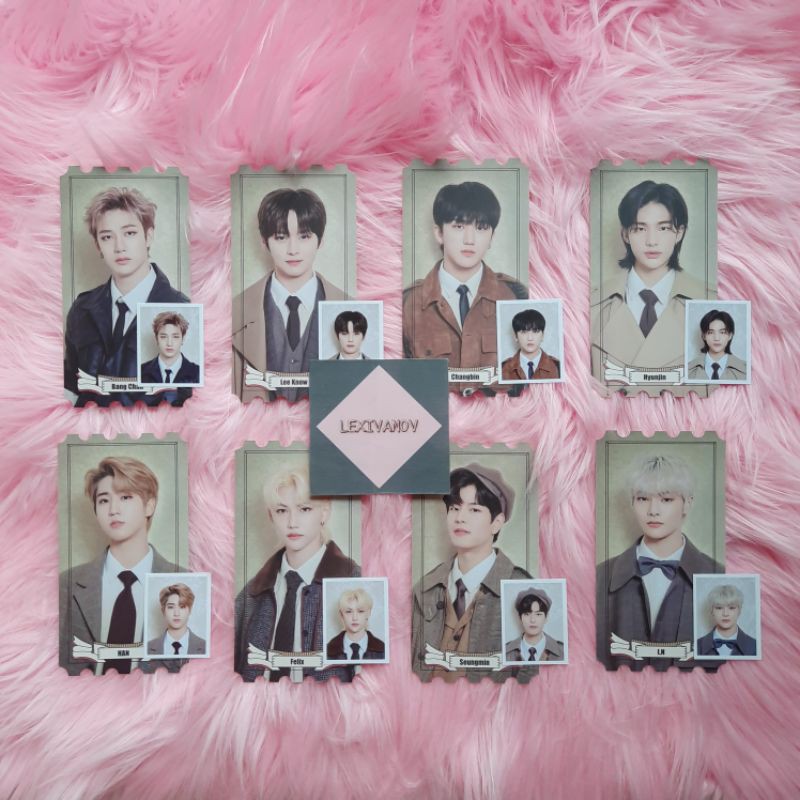 [SET] Photo Ticket & Photo ID Straykids 1st Fanmeeting Love Stay Bang Chan Lee Know Hyunjin Felix PC