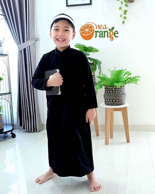 Gamis Anak Laki-Laki Nea Orange