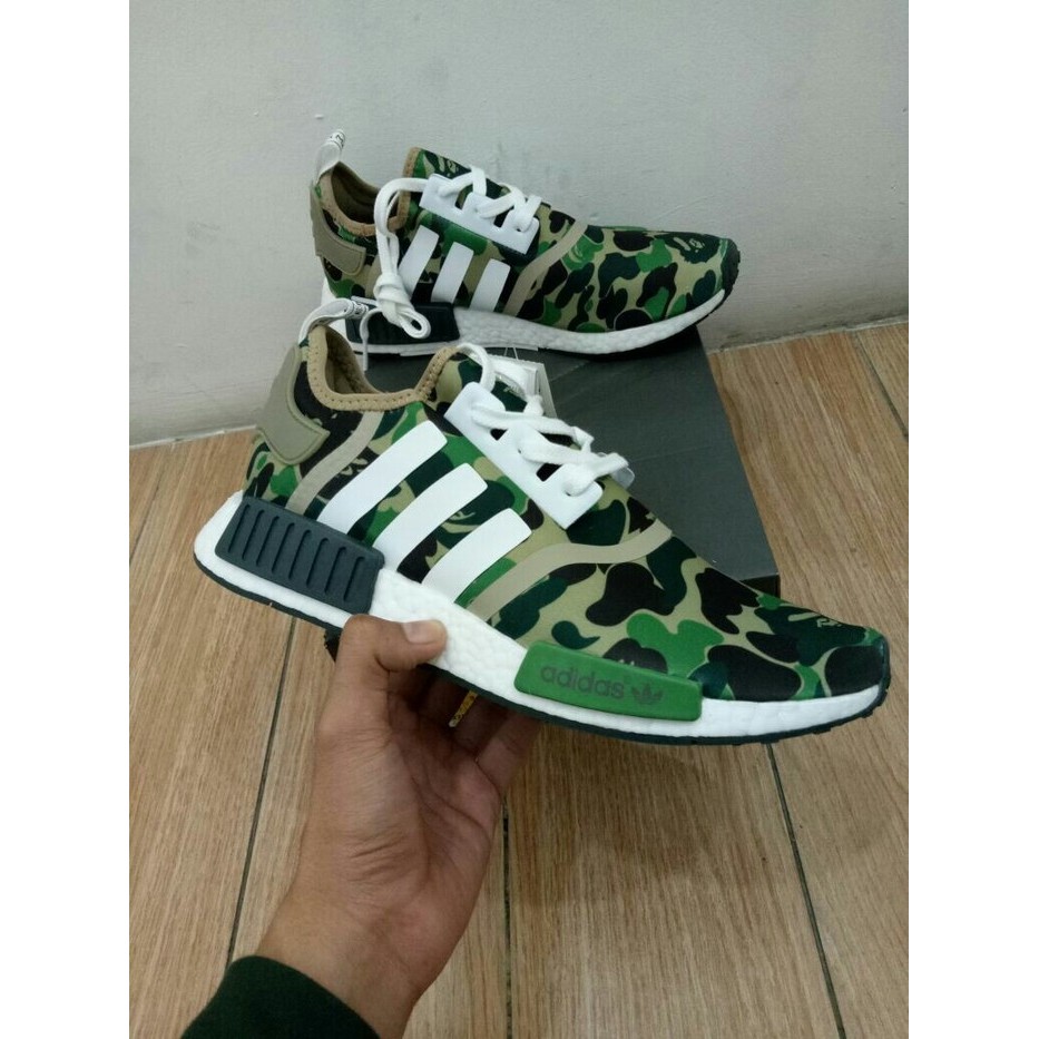 adidas nmd r1 bape green camo