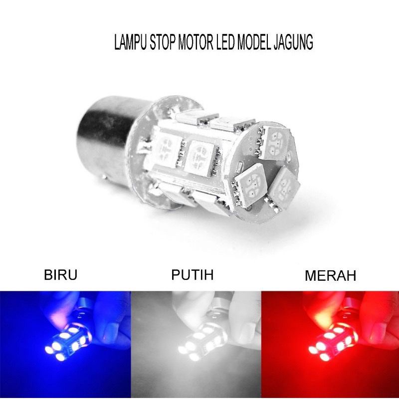 lampu stop 13 mata soket h6 arus dc universal stoplamp 13 led senja kedip stop 130 titik