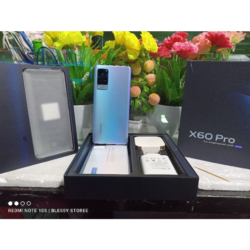 Vivo X60 pro 12/256gb Blue garansi panjang X60Pro Shimmer Blue Bandung