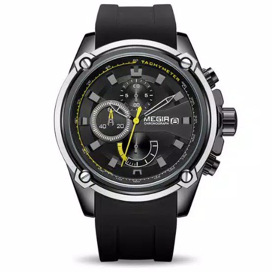 JAM TANGAN PRIA MEGIR 2086-MN ANALOG CHORONO AKTIF