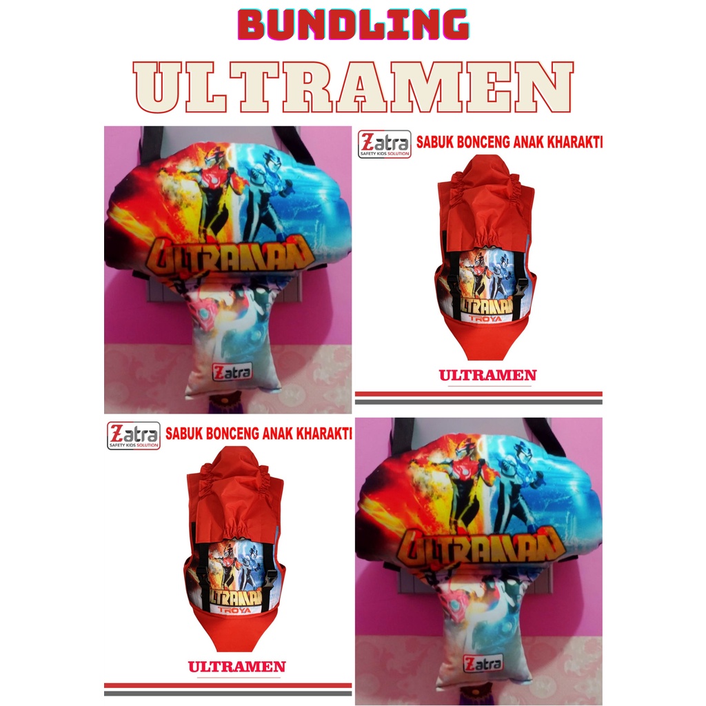 Paket Bundling Sabuk Bonceng Anak dan Bantal Motor Anak Zatra