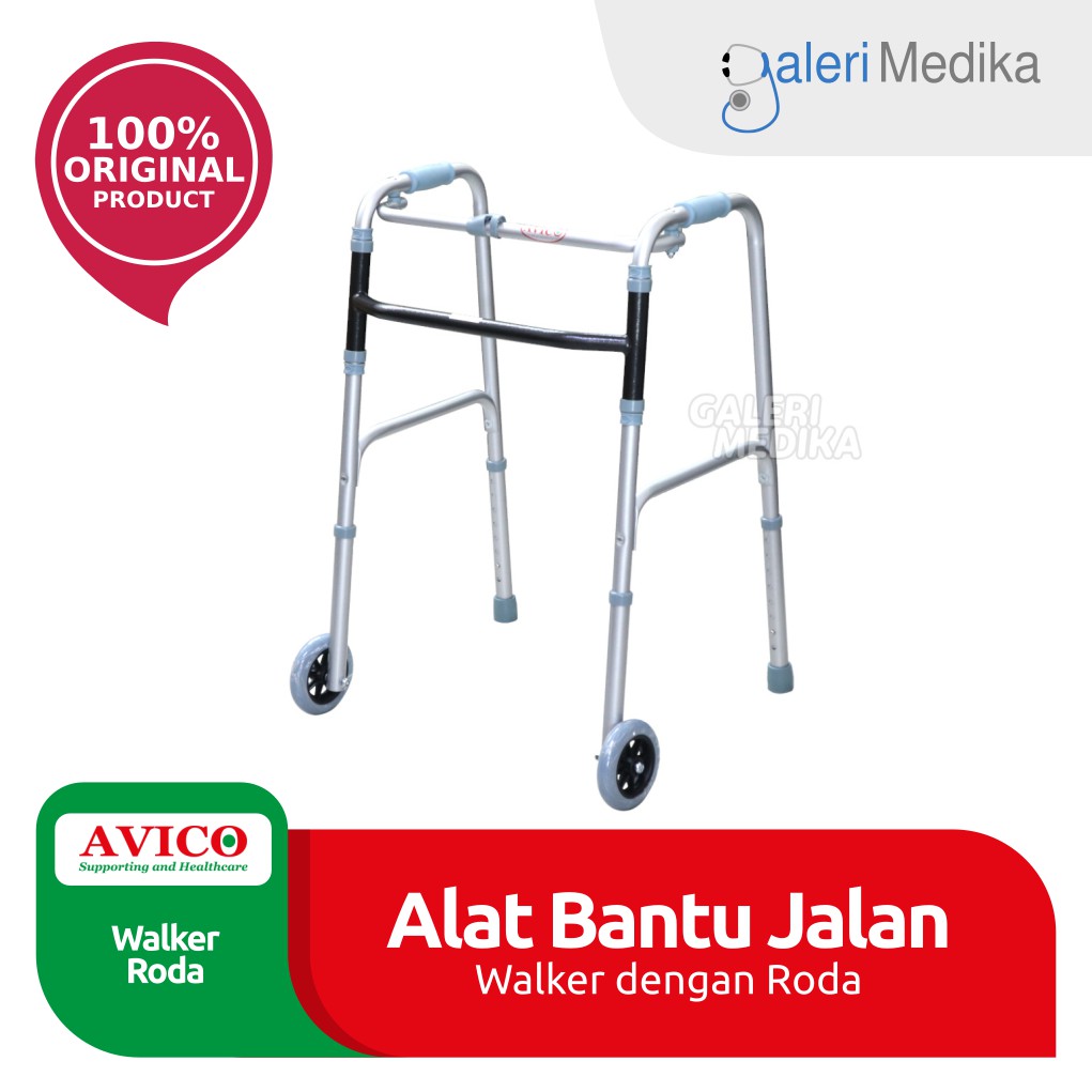 Walker Alat Bantu Jalan Dengan Roda - Avico