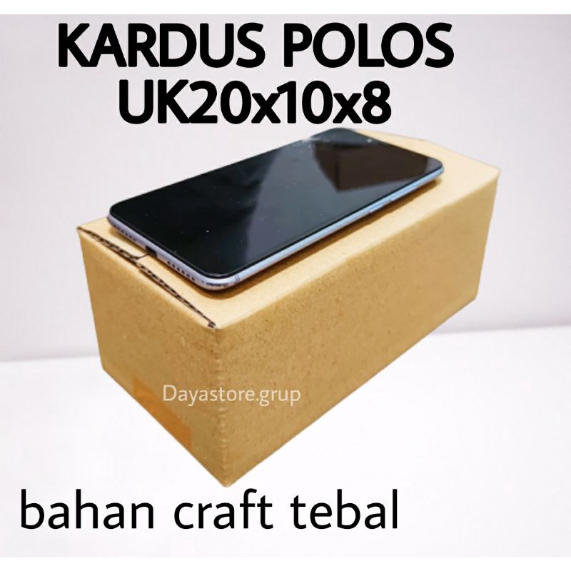 

termurah kardus polos uk 20x10x8 packaging