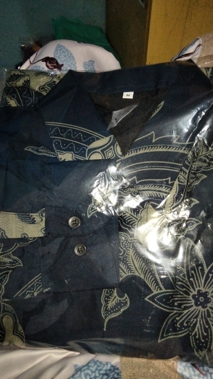 Salendra Kemeja Batik Lengan Panjang Lapis Furing Katun Sragenan Hq Size M-xxl Batik Solo Seno Joyo