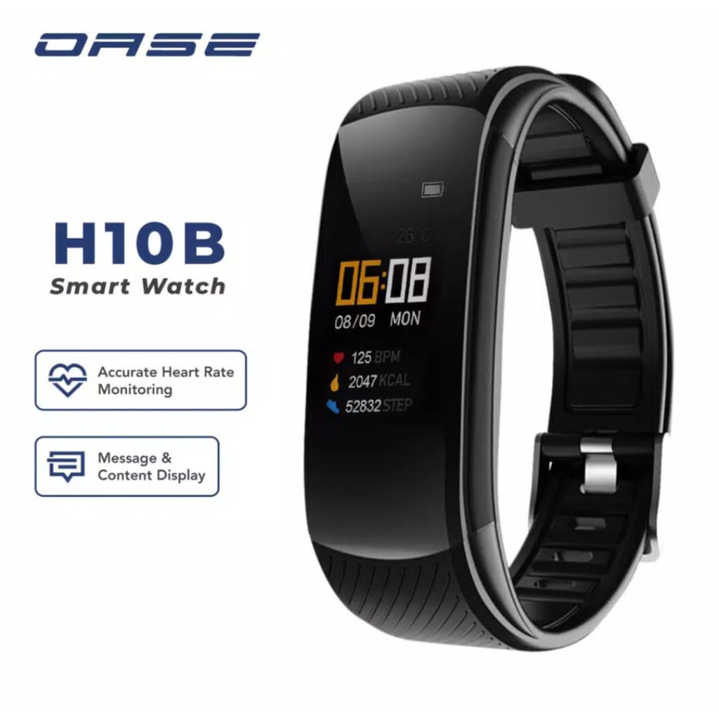 OASE H10B Smartwatch Waterproof Camera Control Message Content Call Reminder Alarm Smart Watch