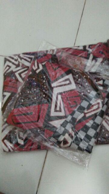 Maura Couple - Sania Ruffle Batik Couple Ori Ndoro Jowi Dnt Baju Wanita Batik Couple