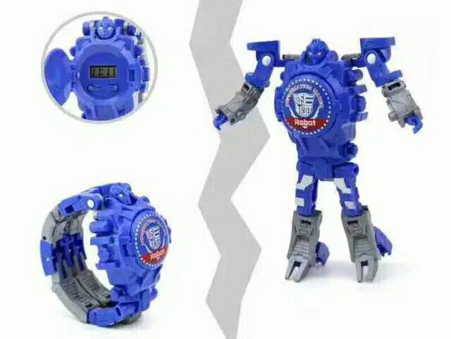 Jam Tanga Pria Anak Anak Robot  Unisex