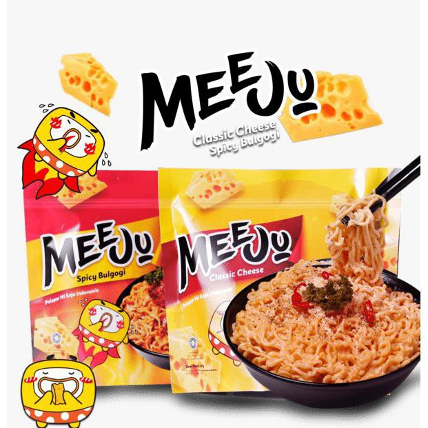 

Terbaru Mie Meeju Bandung Meeju Classic Cheese, Meeju Spicy Bulgogi , Meeju Mie Instan Keju