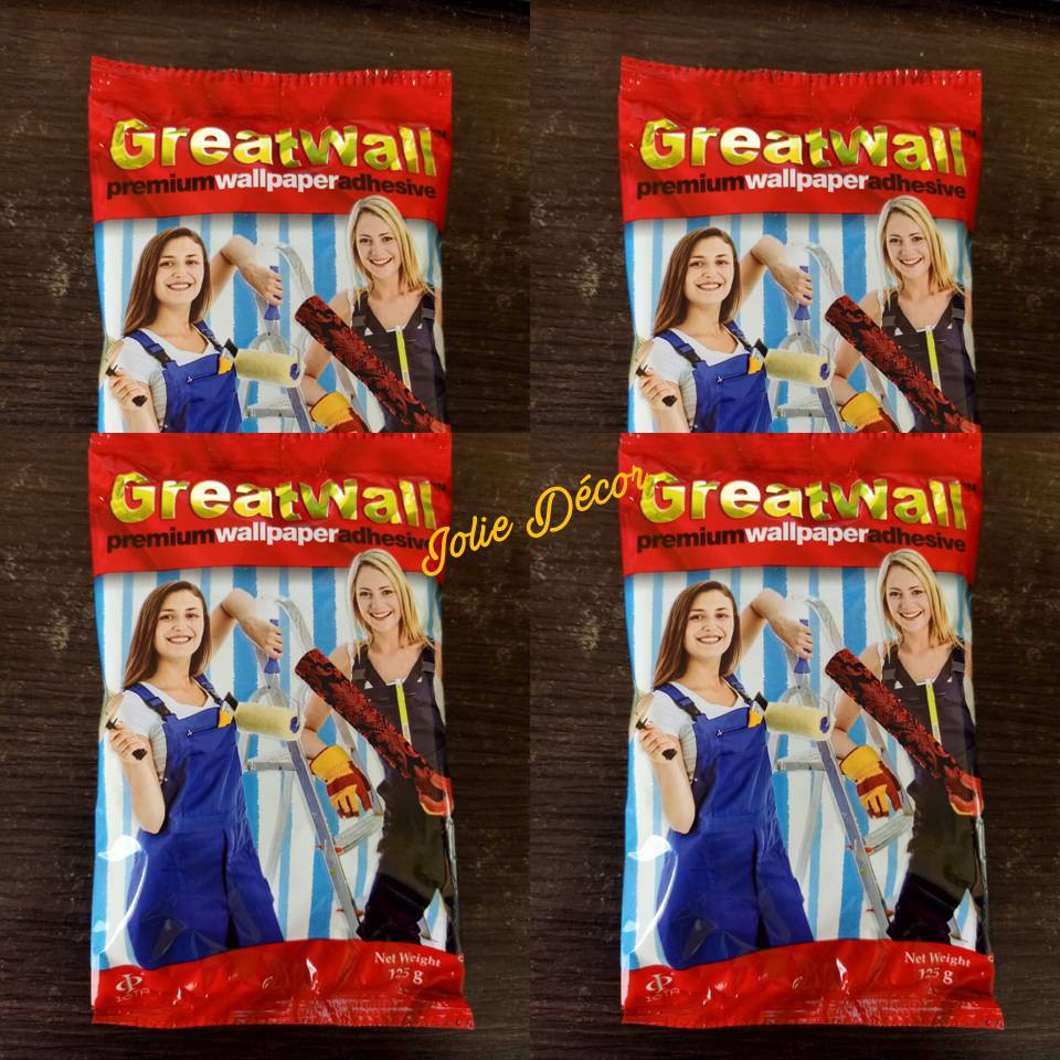 Lem Wallpaper Dinding GREAT WALL / Wallpaper Adhesive (125 gram) Shopee Indonesia