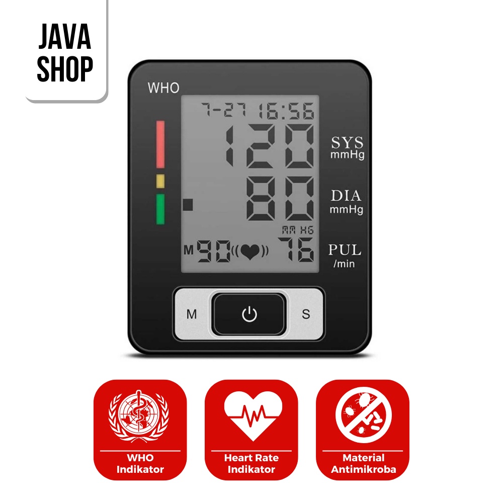 JAVASHOP Tensi Darah Pengukur Tekanan Darah Digital Tensimeter