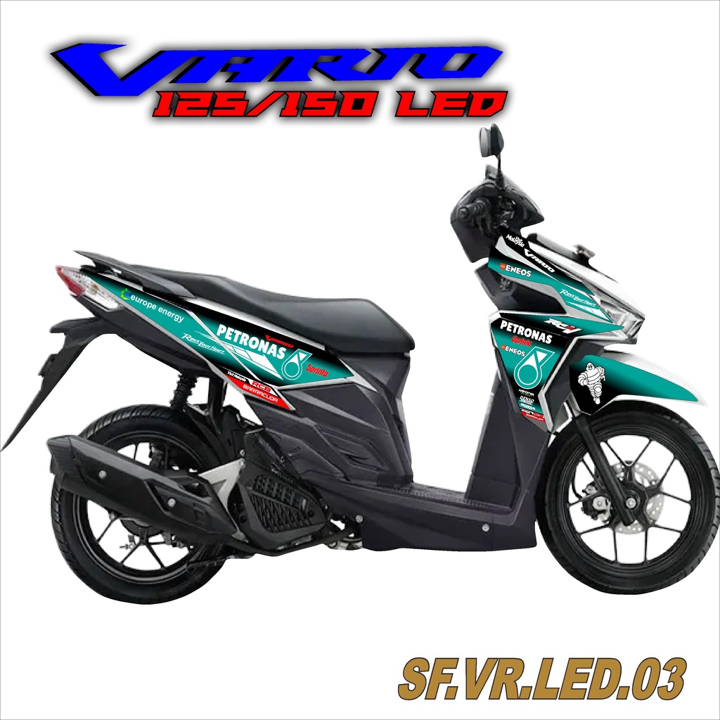 VARIO STIKER CUTTING VARIO LED - STICKER VARIASI HONDA VARIO 125 -150 LED AH 03
