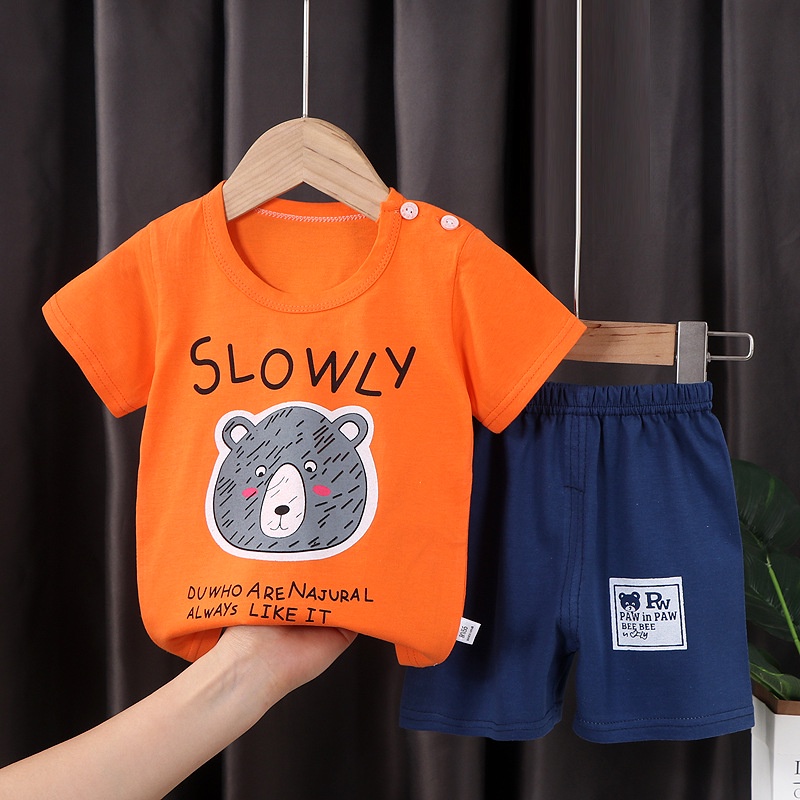 TSC - BBA1 Setelan Anak 0- 3 Tahun Model 1 - 10 Baju Setelan Anak Piyama Tidur Pendek Jumper Anak Bayi