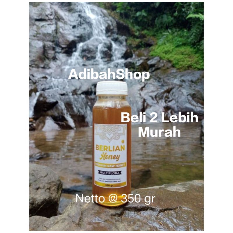 

MADU BERLIAN HONEY 350 gr, Madu Premium Murni Multi Flora, 100% Asli Hutan Jawa Tengah tanpa campuran