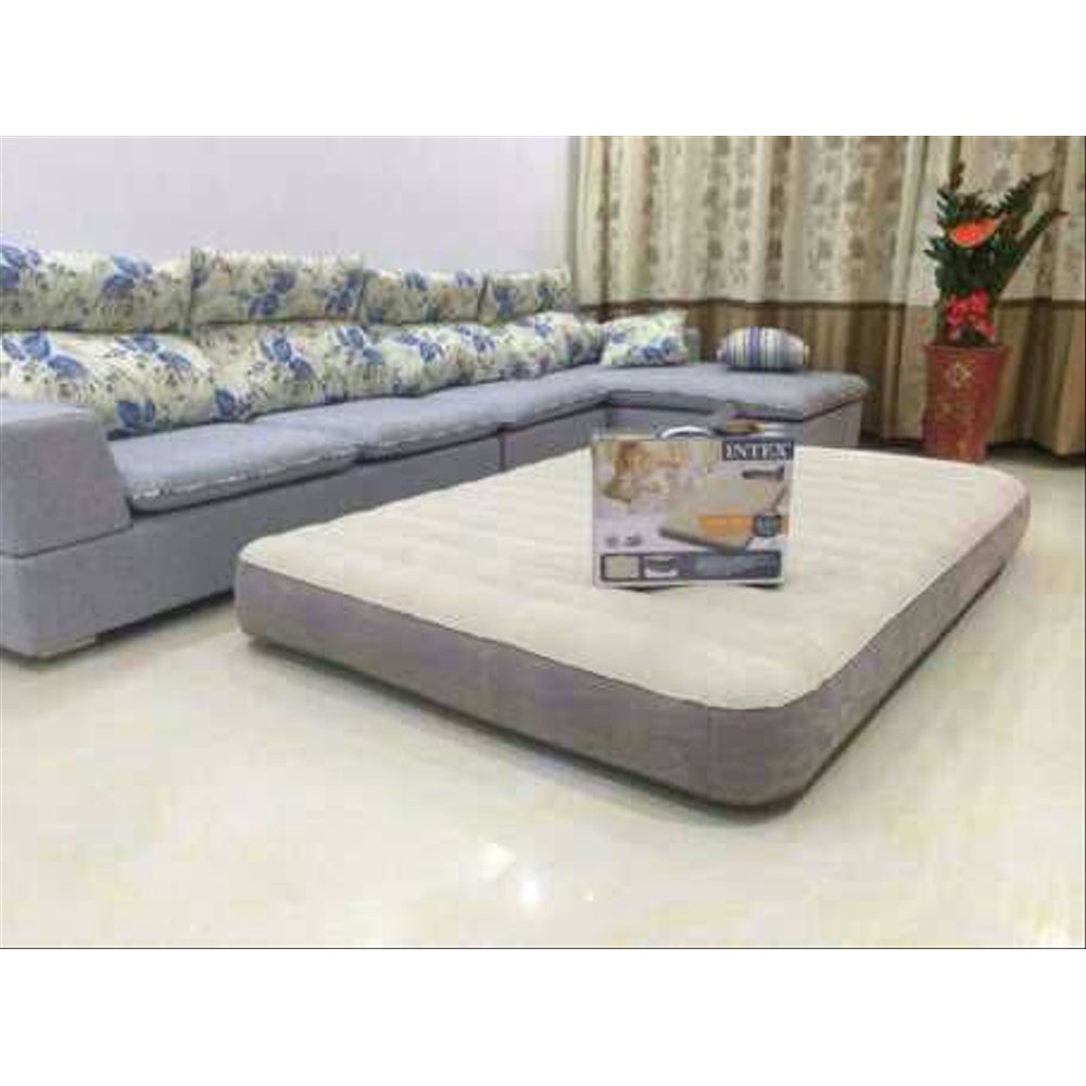 kasur angin sofa udara intex jumbo twin plus pompa langsung kirim surabaya Terbaik