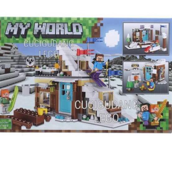 ☇ Lego Minecraft My World Ice House Village 3 in 1 Terbaru ❂