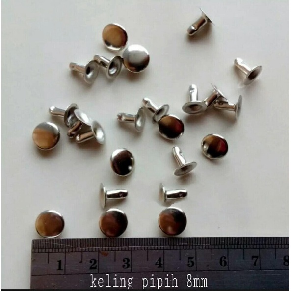 Walk - Accessories Tas Rivet / Keling Jamur - Keling Pipih ( 12 pcs )