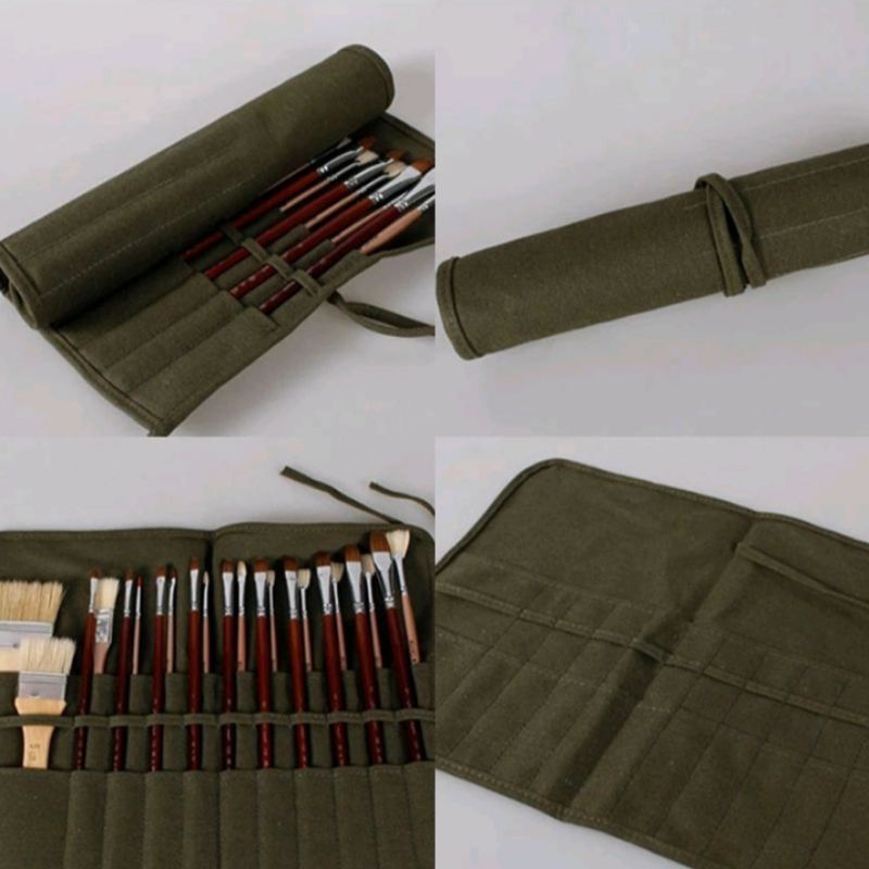 

set tempat pensil/tempat kuas lukis