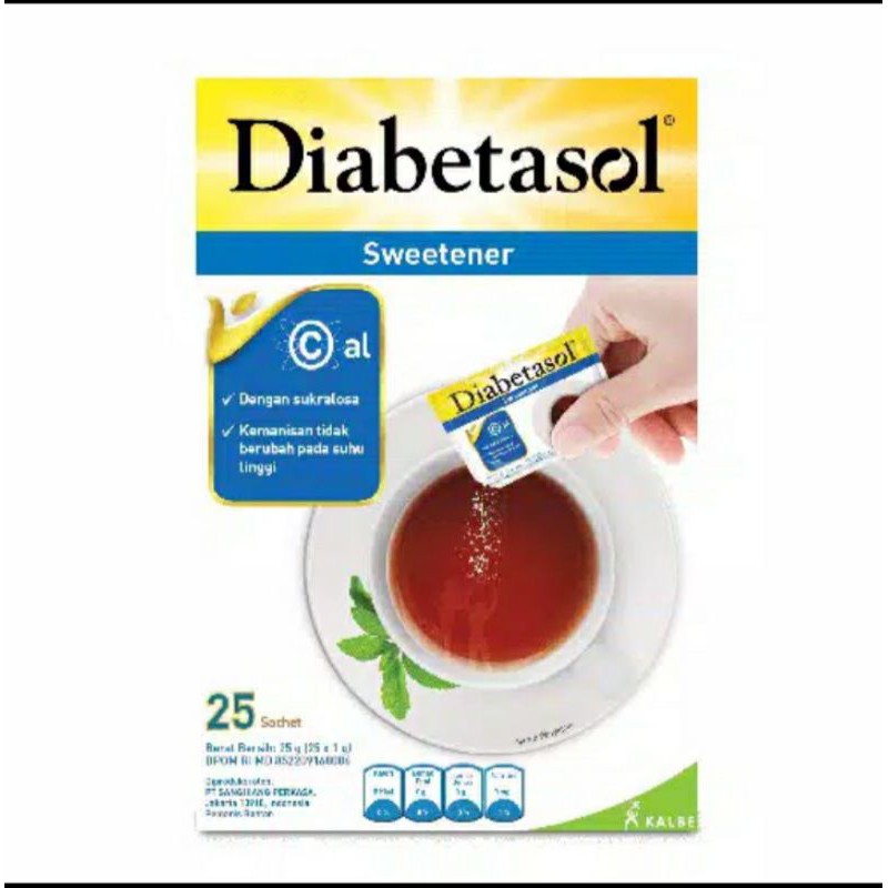 

DIABETASOL SWEETENER 25 SACHET