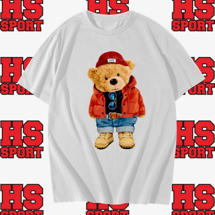 KAOS BEAR - BAJU BERUANG - TSHIRT BEAR - BAJU BEAR HANG OUT WINTER