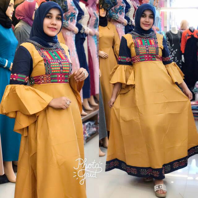 Gamis Maroko #kuning