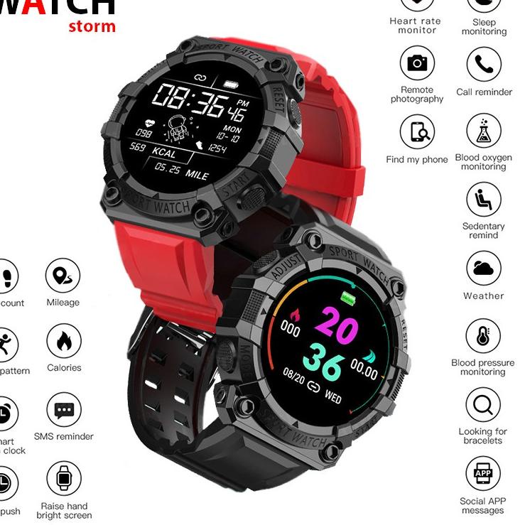 Recomended.. SMARTWATCH Y56 Jam Tangan Pria Wanita Digital Smartwatch Bluetooth Heart Rate Sport WAT