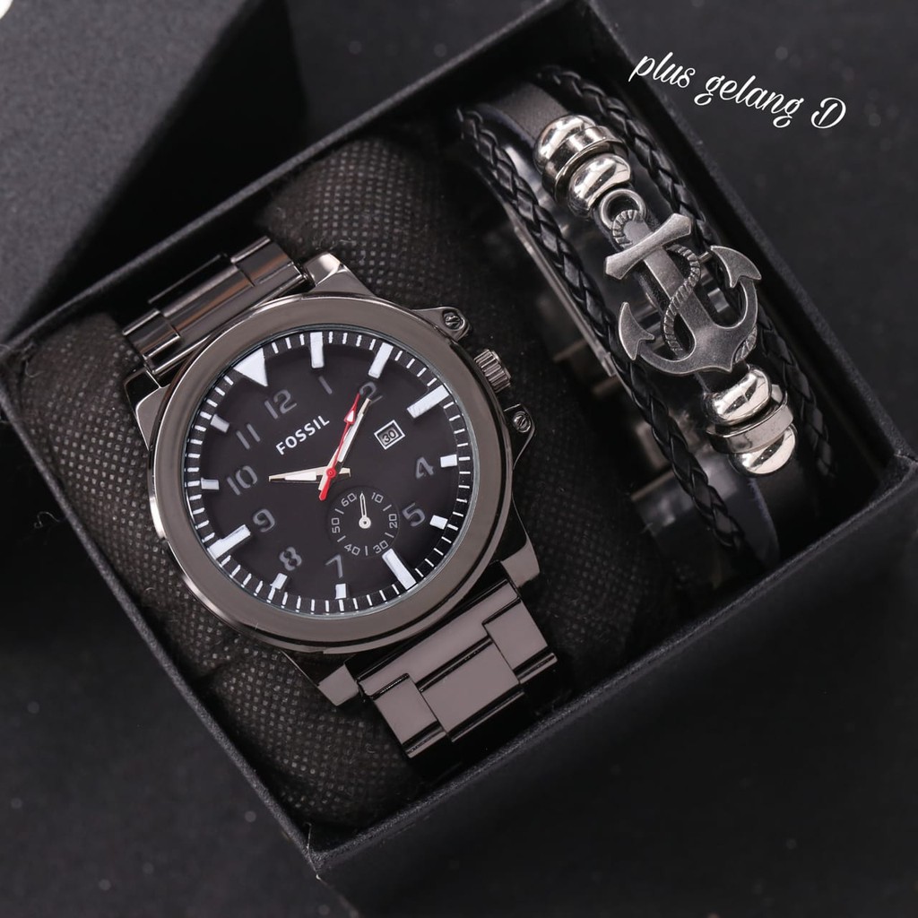 JAM TANGAN PRIA BEST SELLER FSS COD FREE GELANG EXCLUSIVE