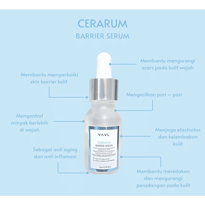 Vavl Cerarum Barrier Serum / Serum Penghilang Bopeng