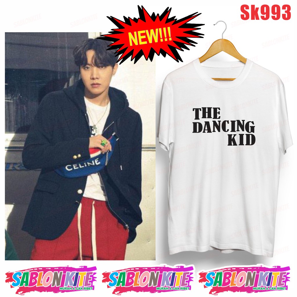 MURAH!!! KAOS KPOP THE DANCING KID JHOPE  KPOP JOHNNY NCT SK993 ADA 8 WARNA UNISEX COMBED 30S