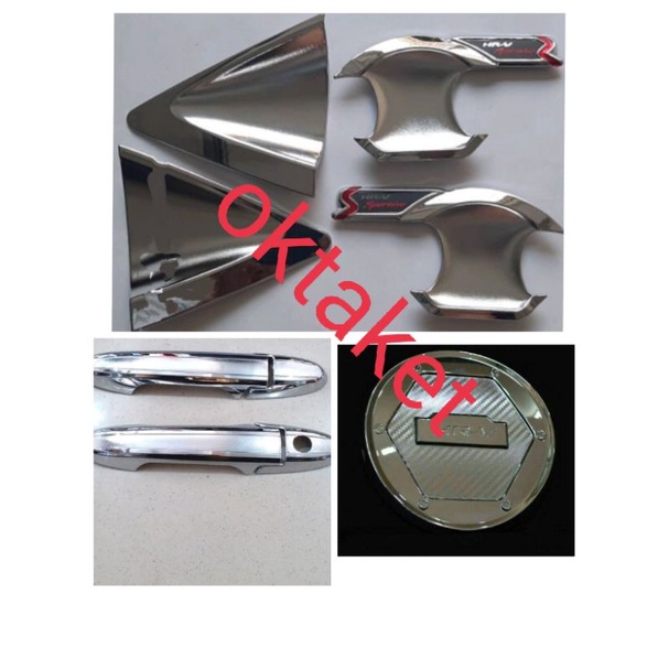 paket outer handle tank cover Honda HRV activo chrome