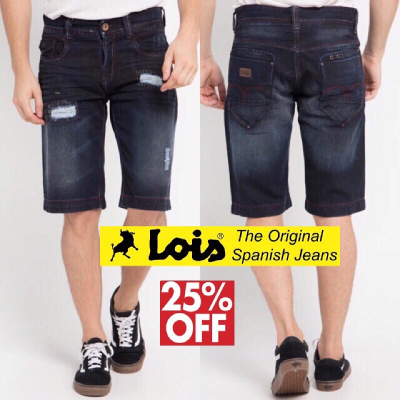 CELANA PENDEK PRIA LOIS ORI-BLACK