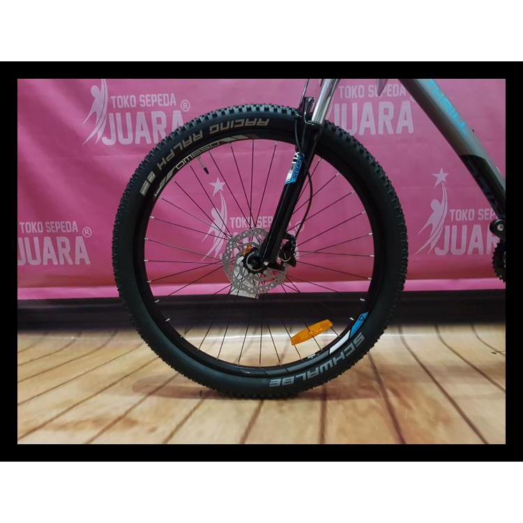 Hot Product Sepeda Thrill Ravage 5.0 My 2018 Mtb 27,5 Inch 2X9 Sp Alloy Araya Grey Best Seller